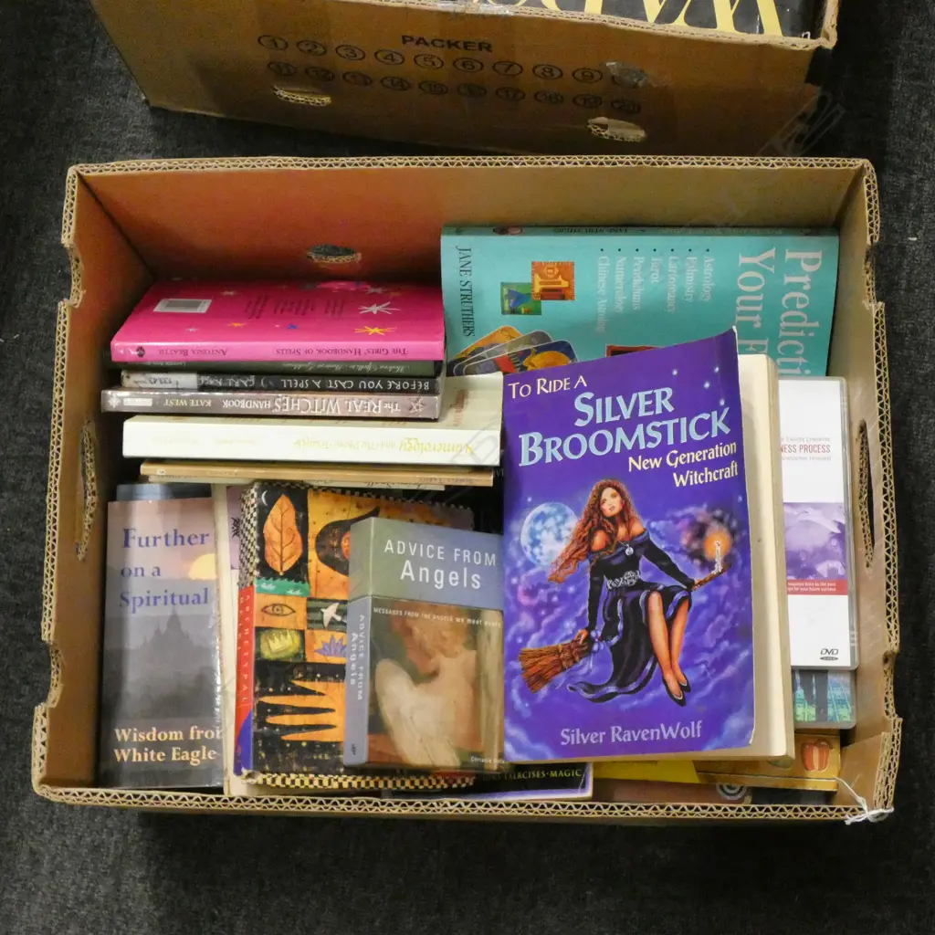 BOX LOT BOOKS; SPIRITUAL INTEREST  Image 1++