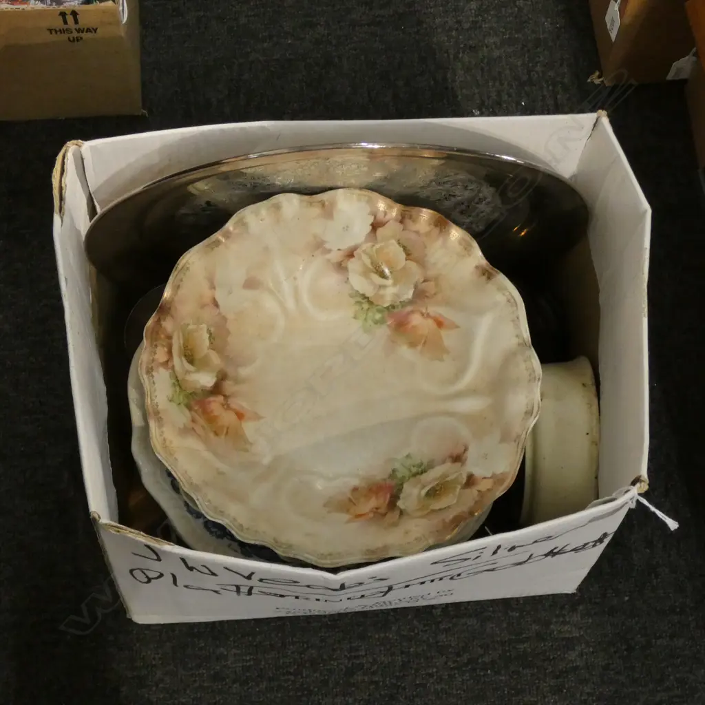 BOX LOT EP, CERAMICS ETC  Image 1++