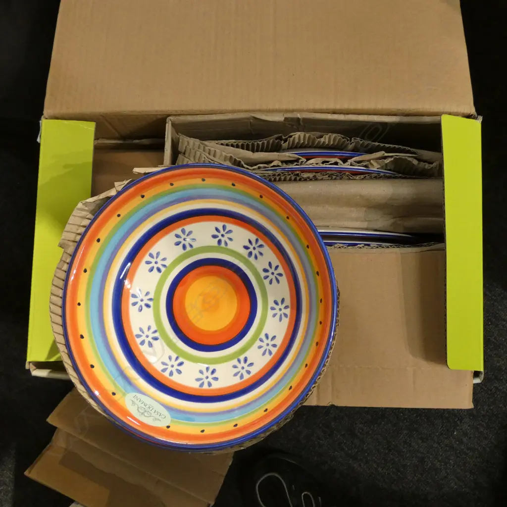 BOX LOT CASA DOMANI CERAMICS NEW IN BOX  Image 1++