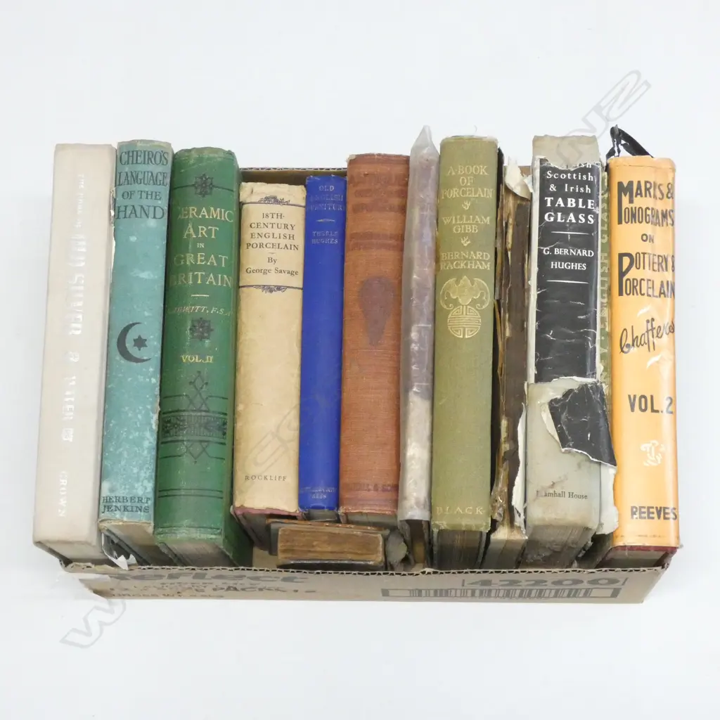 BOX LOT ASST BOOKS ANTIQUE INTEREST Image 1++