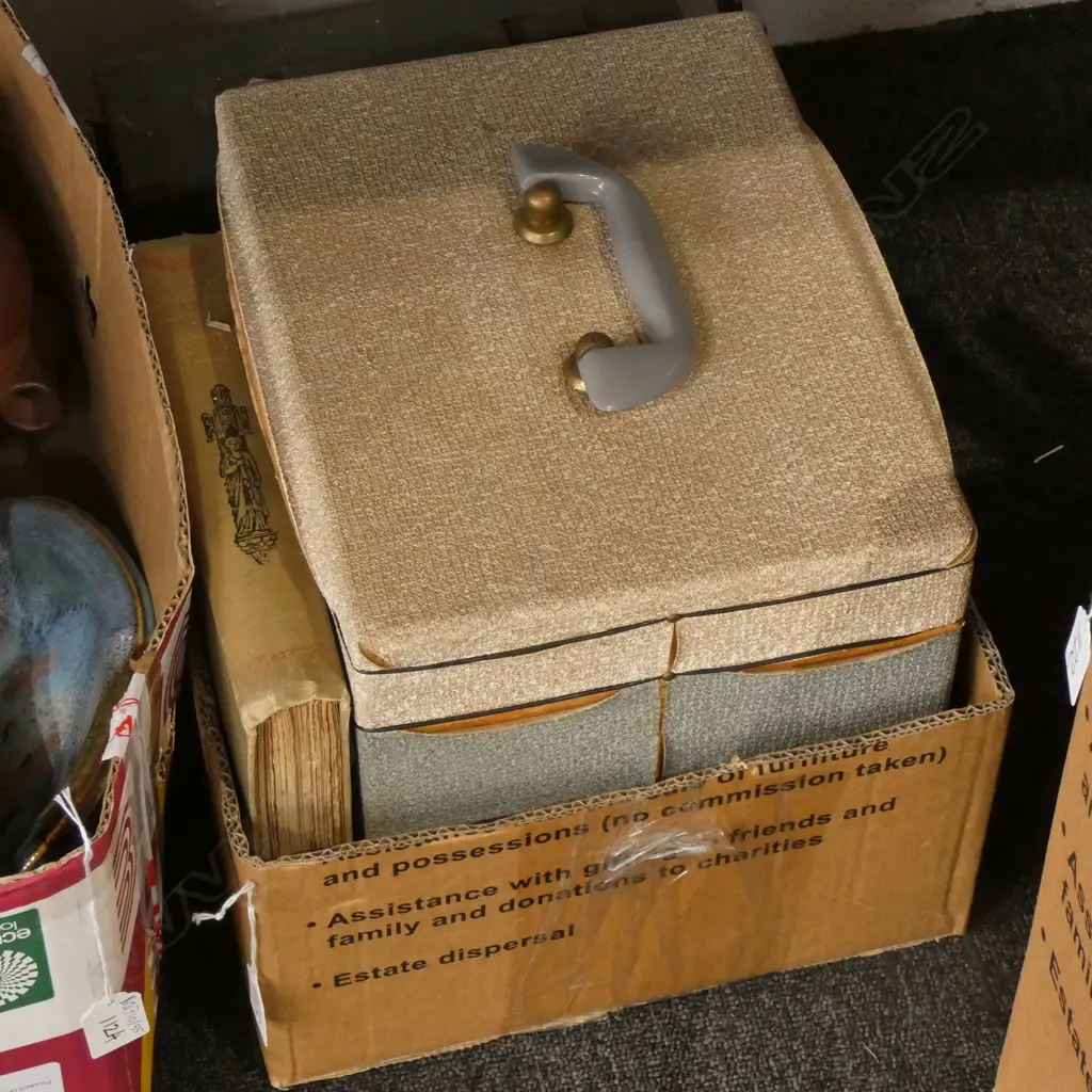 BOX LOT PROJECTOR, MILITARY BOX, BOOK Image 1++