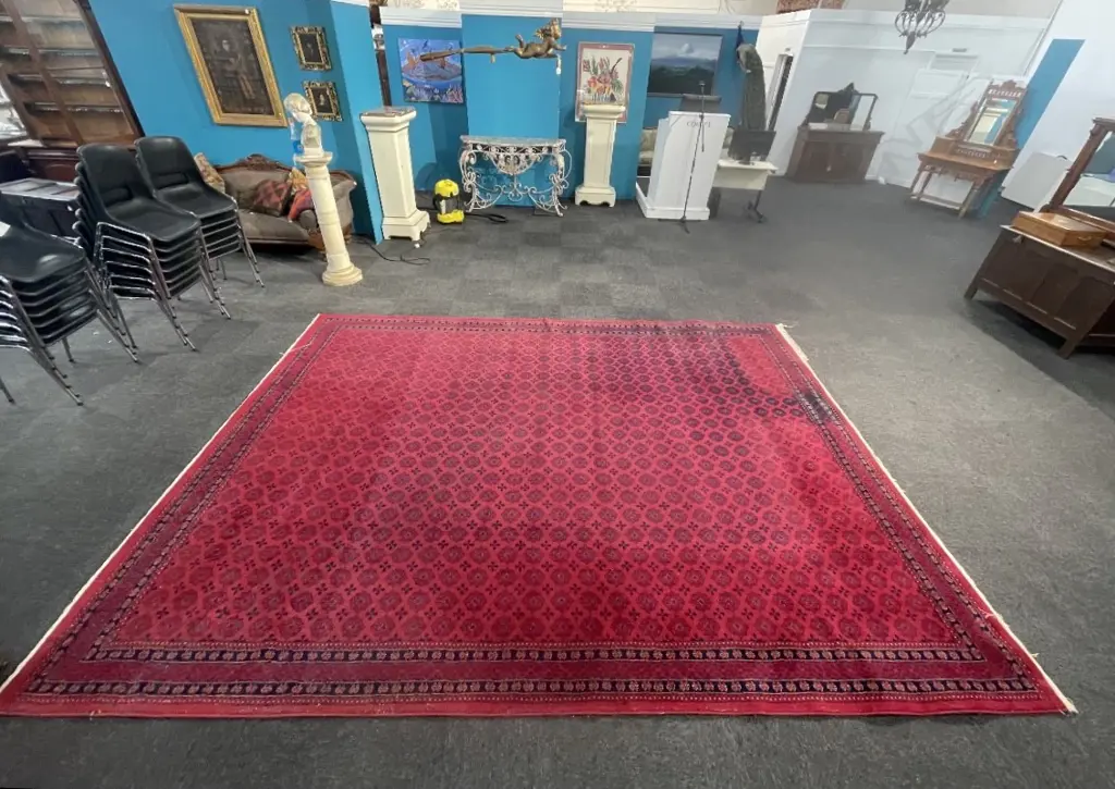 LARGE AFHAN ANDKHOI STYLE MACHINE-MADE CARPET 4 x 3m Image 1++