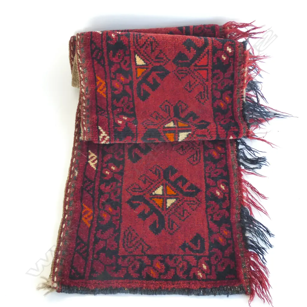 AFGHAN TURKOMAN JALLAR  DOOR PIECE h/knotted L1400 MM Image 1++