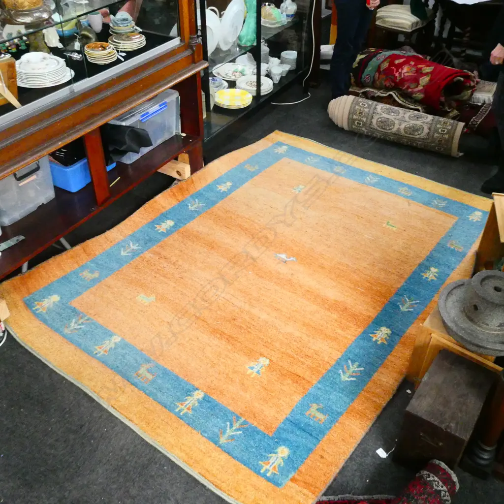 LARGE HAND KNOTTED RUG 2400 X 1700 MM Image 1++