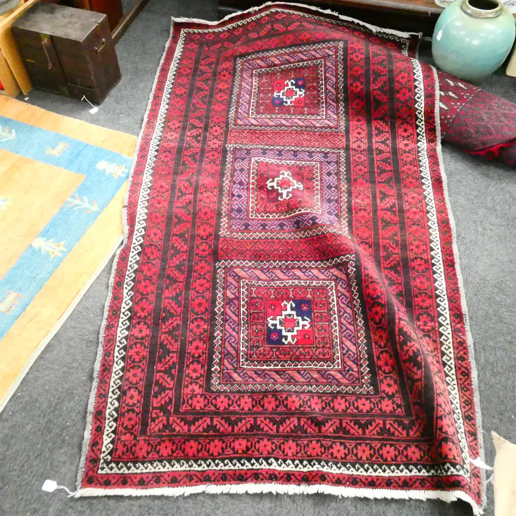 AFGHAN RUG 2130 X 1210 MM Image 1++