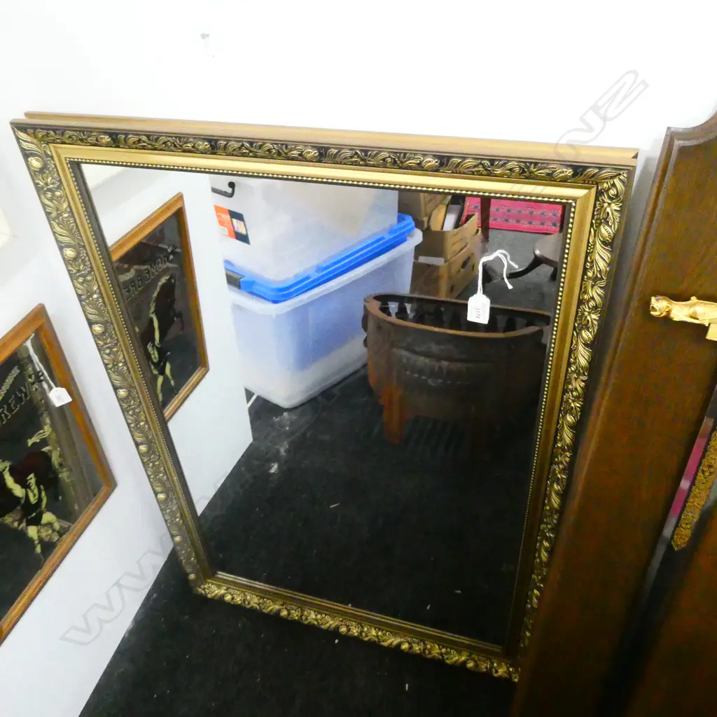 GILT FRAMED MIRROR 710 X 1015MM Image 1++
