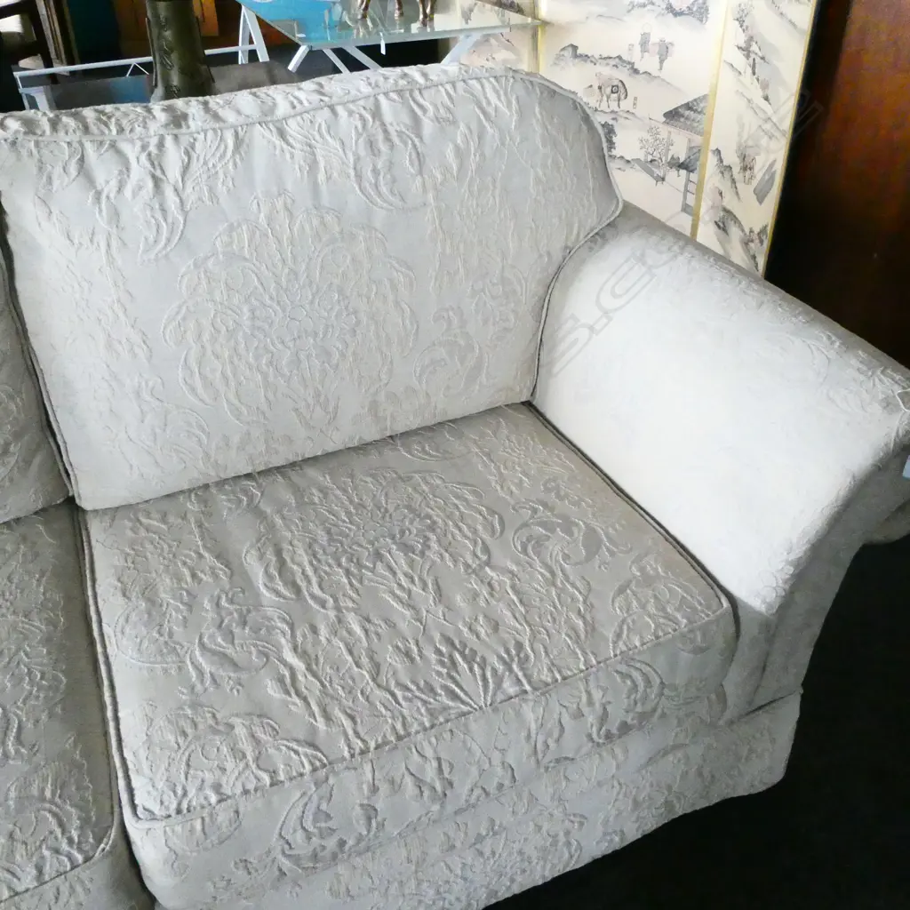 TWO SEATER SOFA WITH LOOSE CUSHIONS (some marks) Image 1++