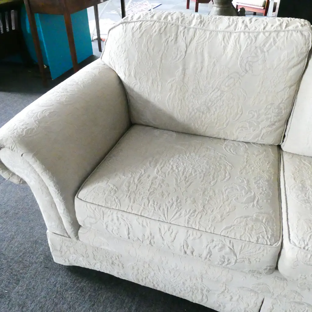 TWO SEATER SOFA WITH LOOSE CUSHIONS (some marks) Image 1++
