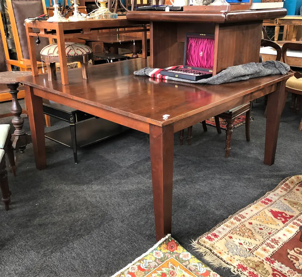 MODERN WILLETTS  SQUARE TABLE 1.5M SQ. Image 1++