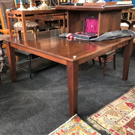 MODERN WILLETTS  SQUARE TABLE 1.5M SQ.