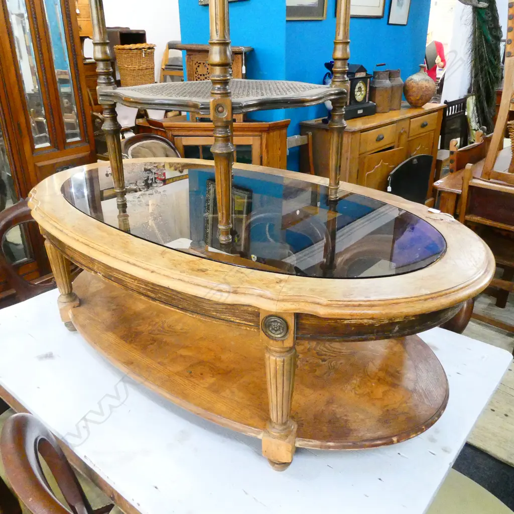 PARQUET COFFEE TABLE L. 1220MM Image 1++