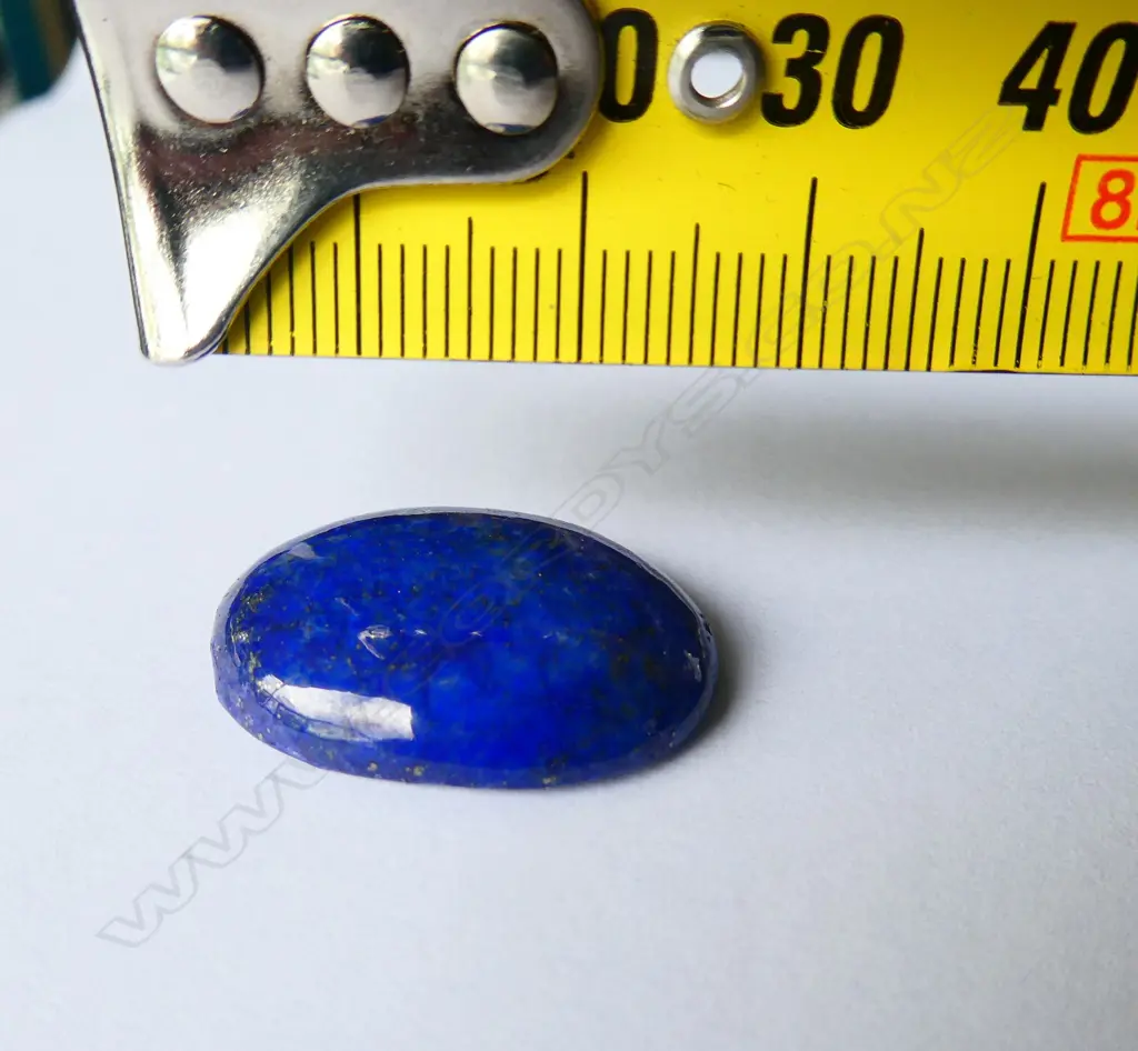 UNSET LAPIS LAZULI CABOCHON 26 x 19mm. Image 1++