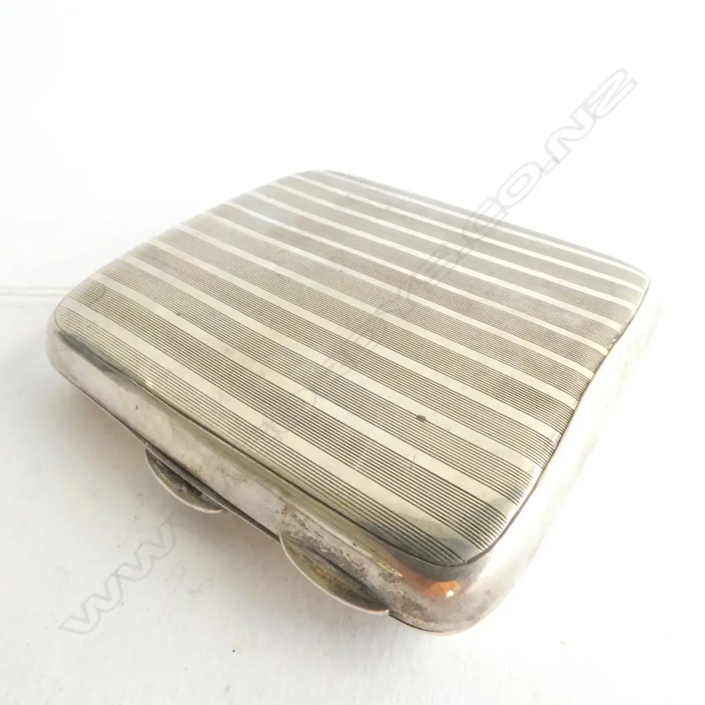 CIGARETTE CASE, STERLING SILVER, ENGRAVED 1924, CHESTER 1923, 90GRAMS Image 1++