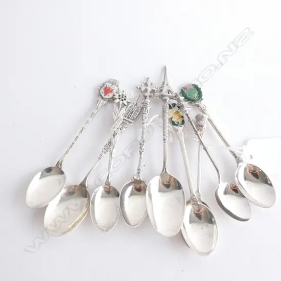 9 SILVER SPOONS 72 GRAMS 