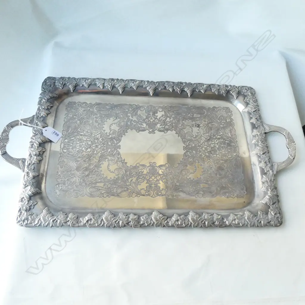 SHEFFIELD PLATE TRAY L. 600MM Image 1++