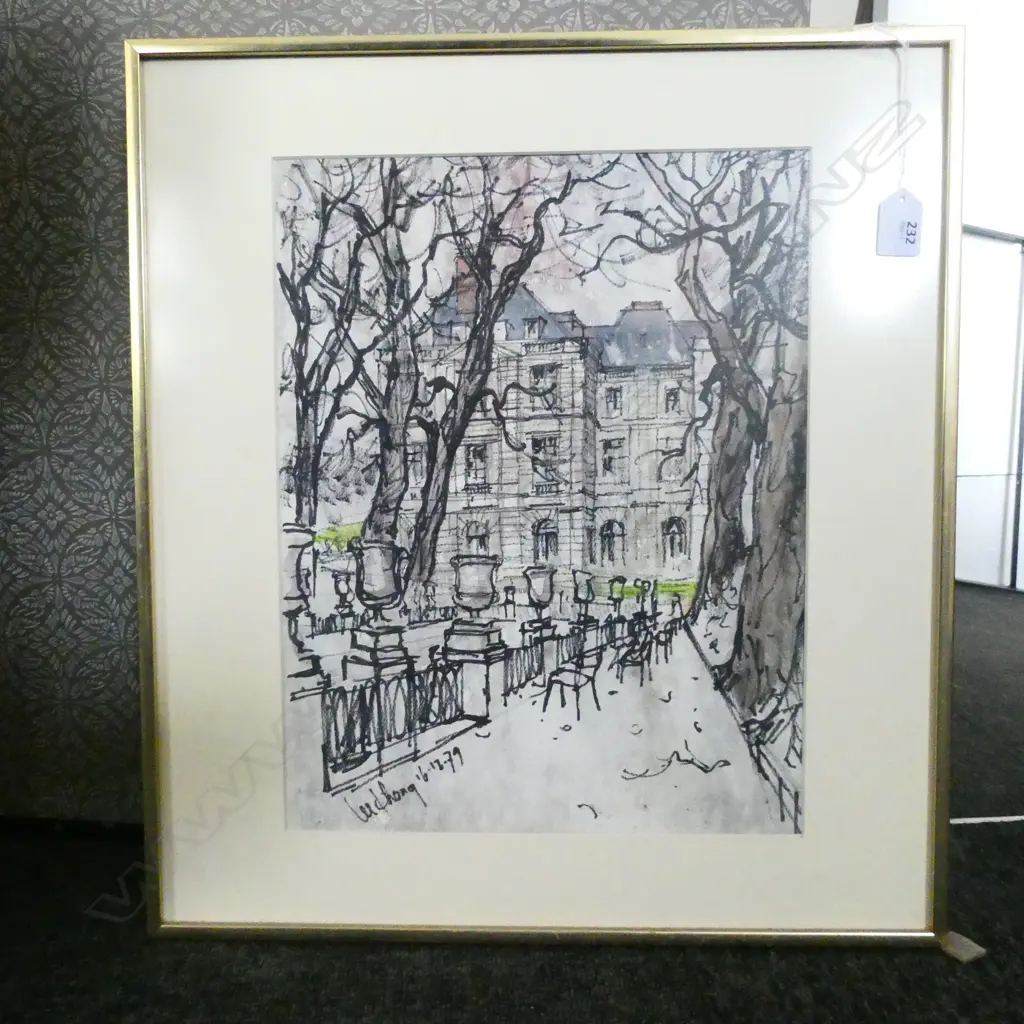 WATERCOLOUR SIGNED LEE CHONG? H515MM Image 1++