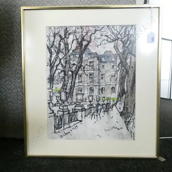 WATERCOLOUR SIGNED LEE CHONG? H515MM