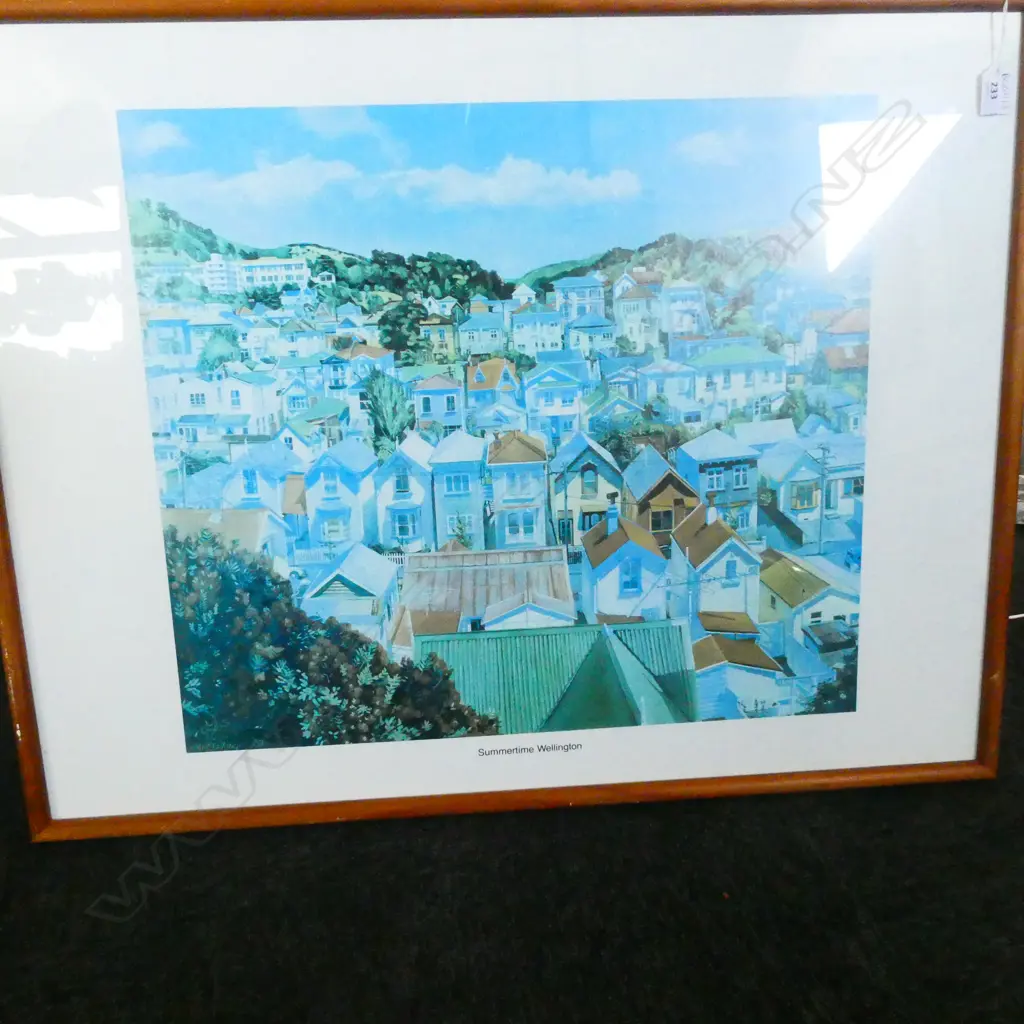 MARIANNE MUGGERIDGE 'SUMMERTIME WELLINGTON' PRINT 495 X 560MM Image 1++