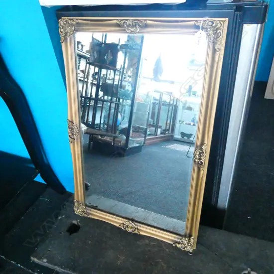 GILT FRAMED MIRROR 620X420