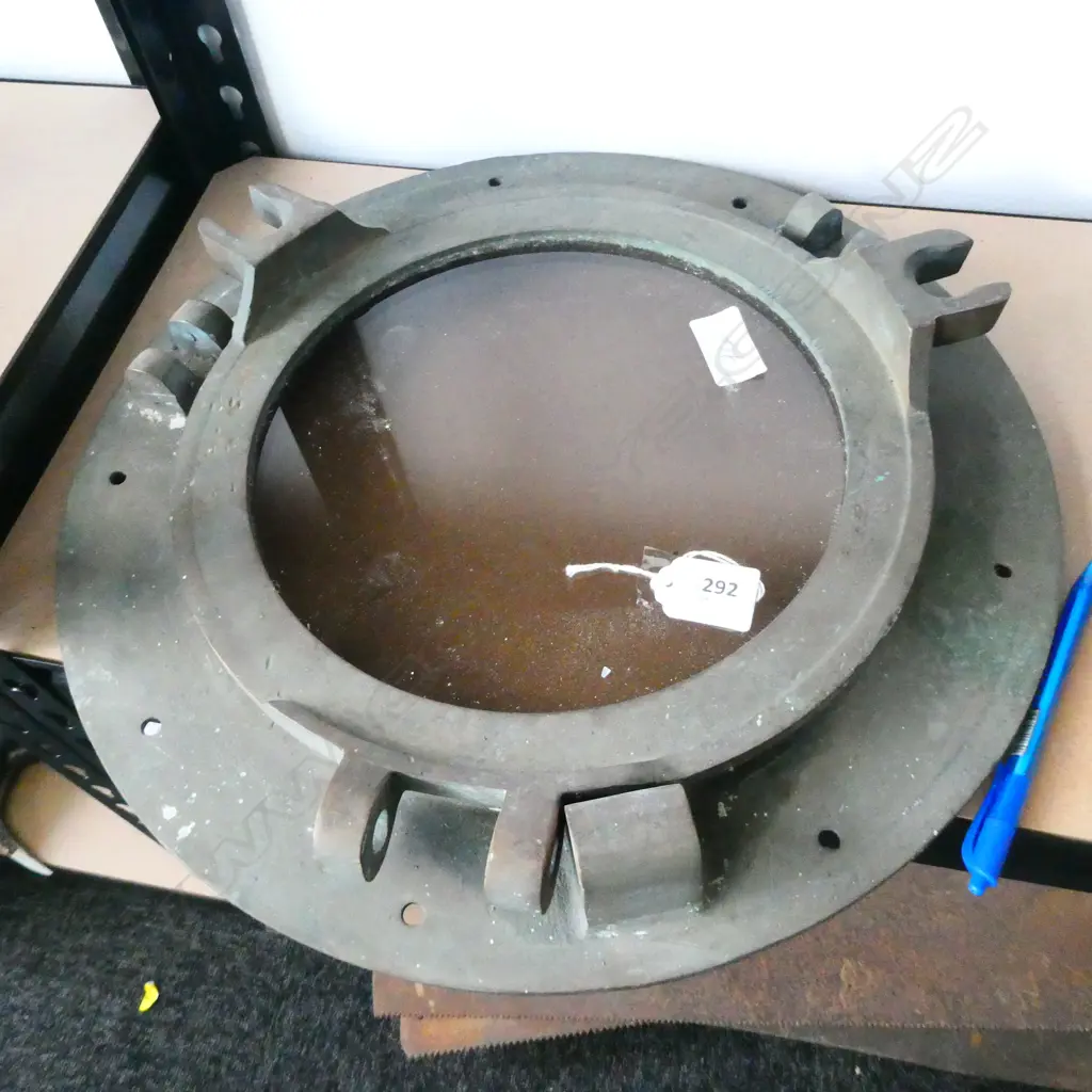 BRASS PORTHOLE EX BATTLESHIP DIAM. 400 Image 1++