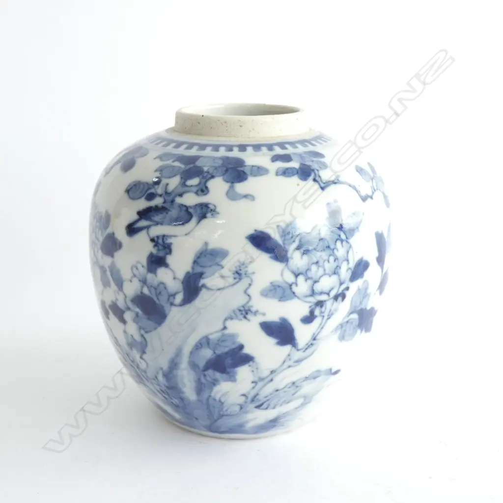 CHINESE MING DYNASTY STYLE GINGER JAR H. 125MM Image 1++