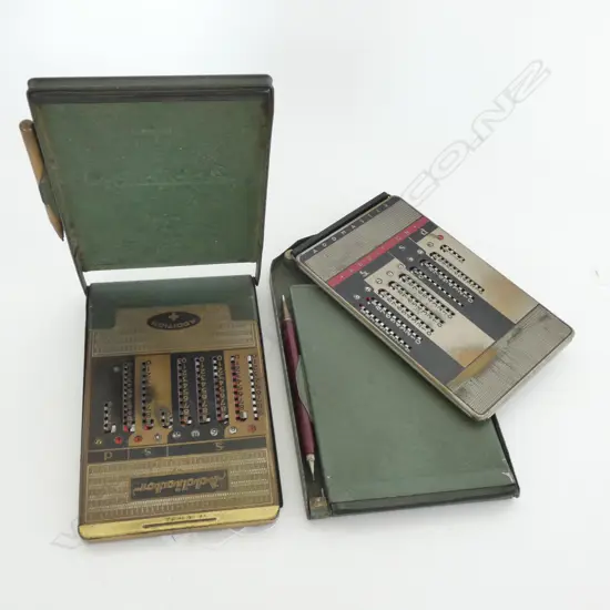 VINTAGE ADDIATOR AND ADDMASTER ADDING MACHINES