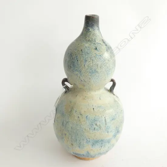 ORIENTAL DOUBLE GOURD FORM VASE H. 340MM