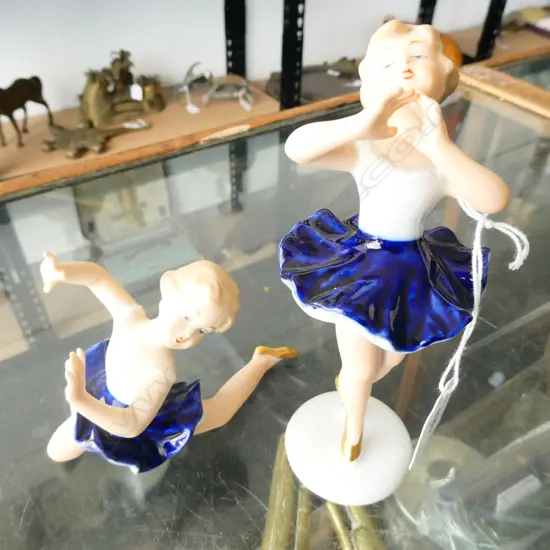 2 GERMAN GOEBAL BALERINA FIGURES H.150mm