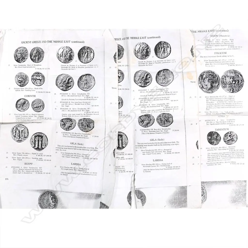 FIVE ANCIENT B.C. GREEK & MIDDLE EAST COINS  Image 1++