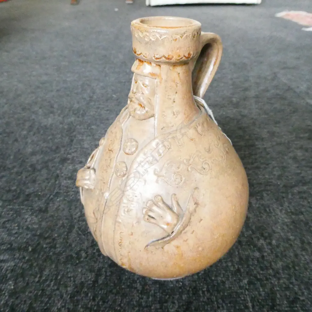 VTG POTTERY BELLARMINE JUG H230MM Image 1++