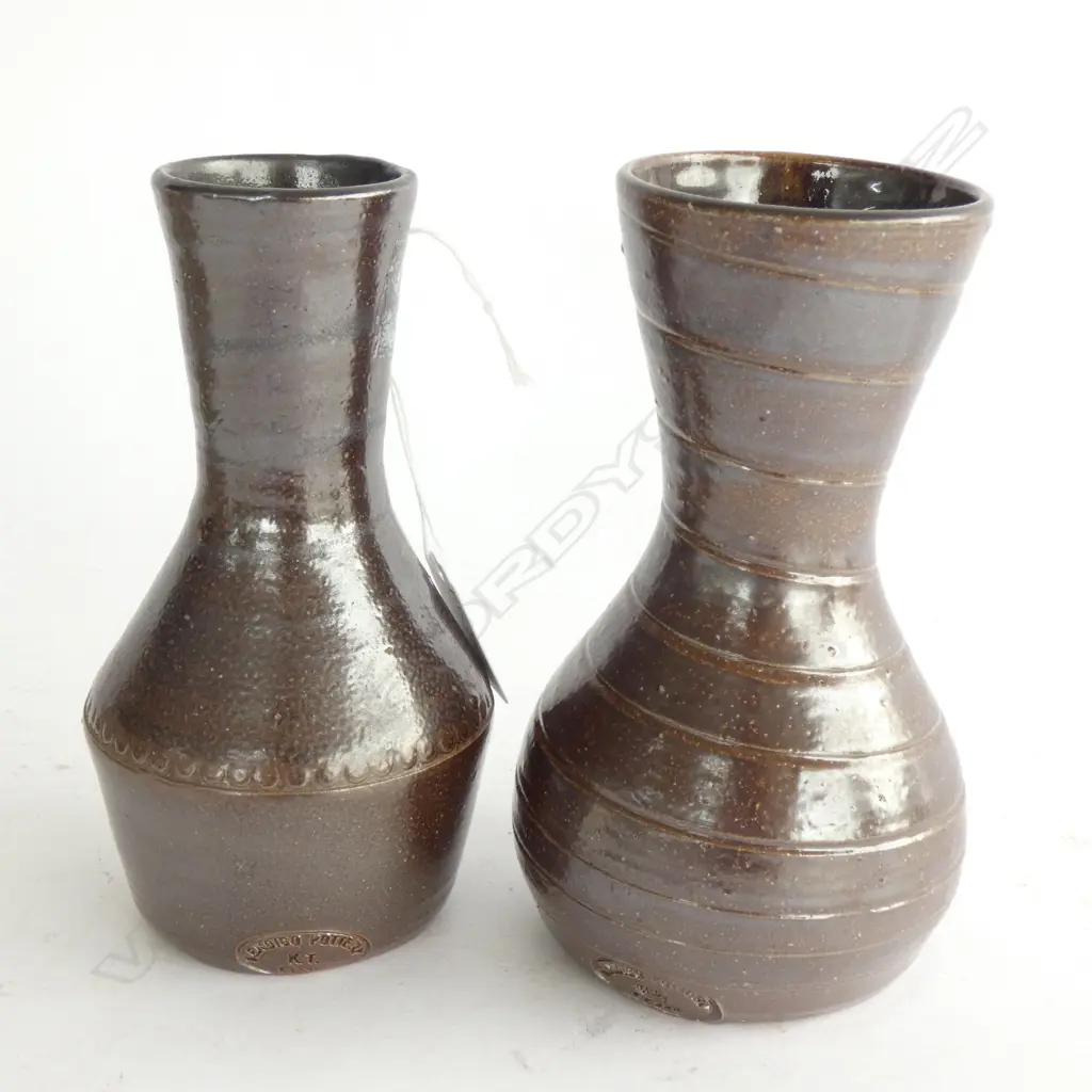 PR BENDIGO POTTERY VASES H. 165MM Image 1++