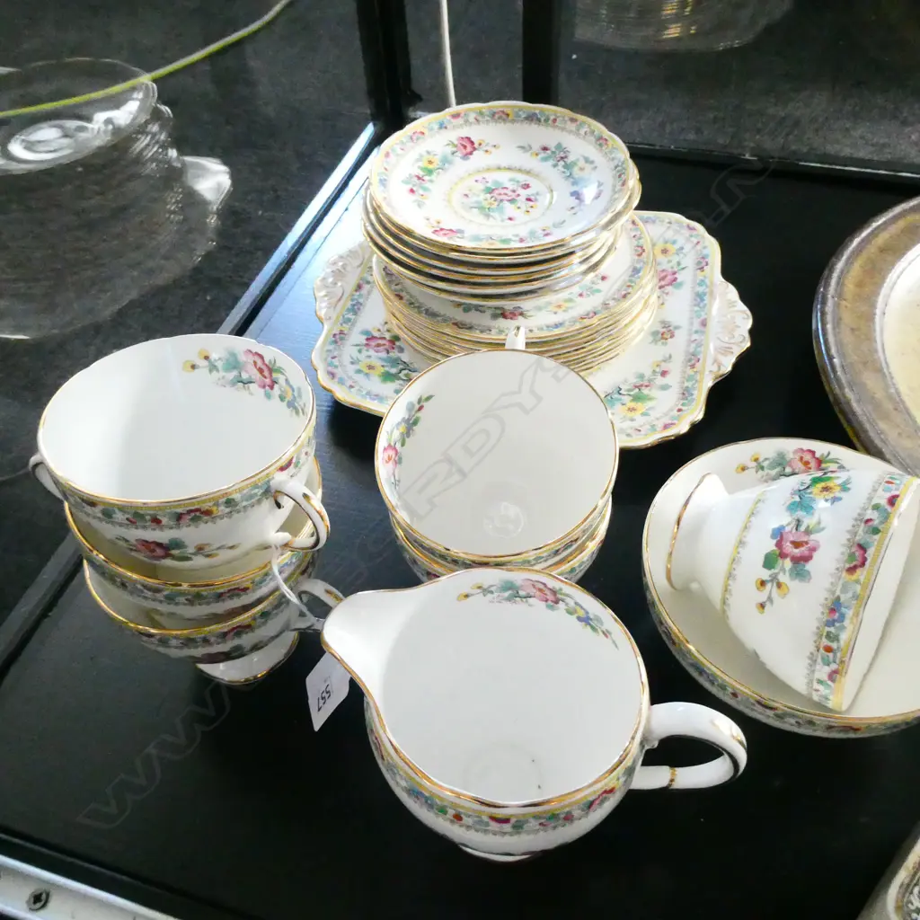 FOLEY MING ROSE TEASET  Image 1++