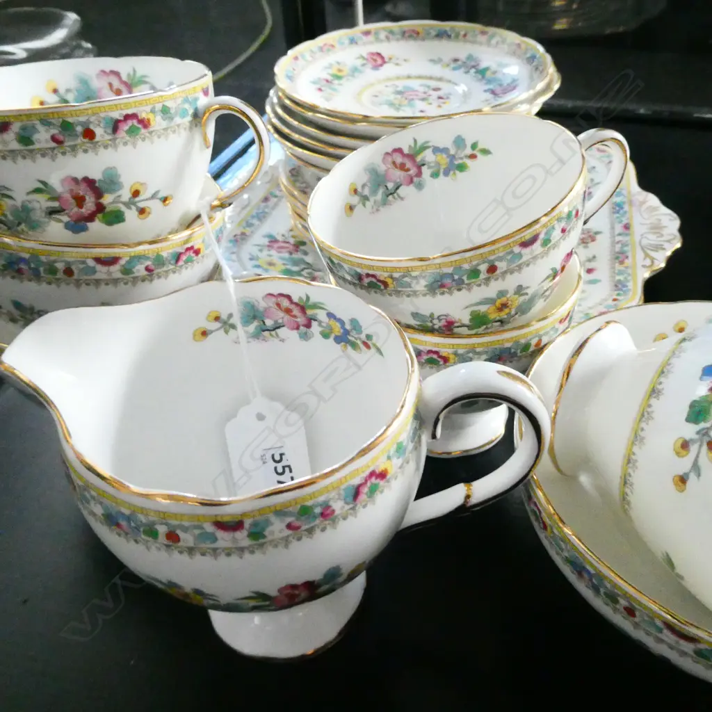 FOLEY MING ROSE TEASET  Image 1++
