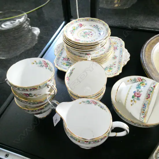 FOLEY MING ROSE TEASET 