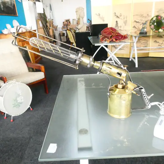 HANDMADE LIGHT PARAFFIN BURNER L. 560MM