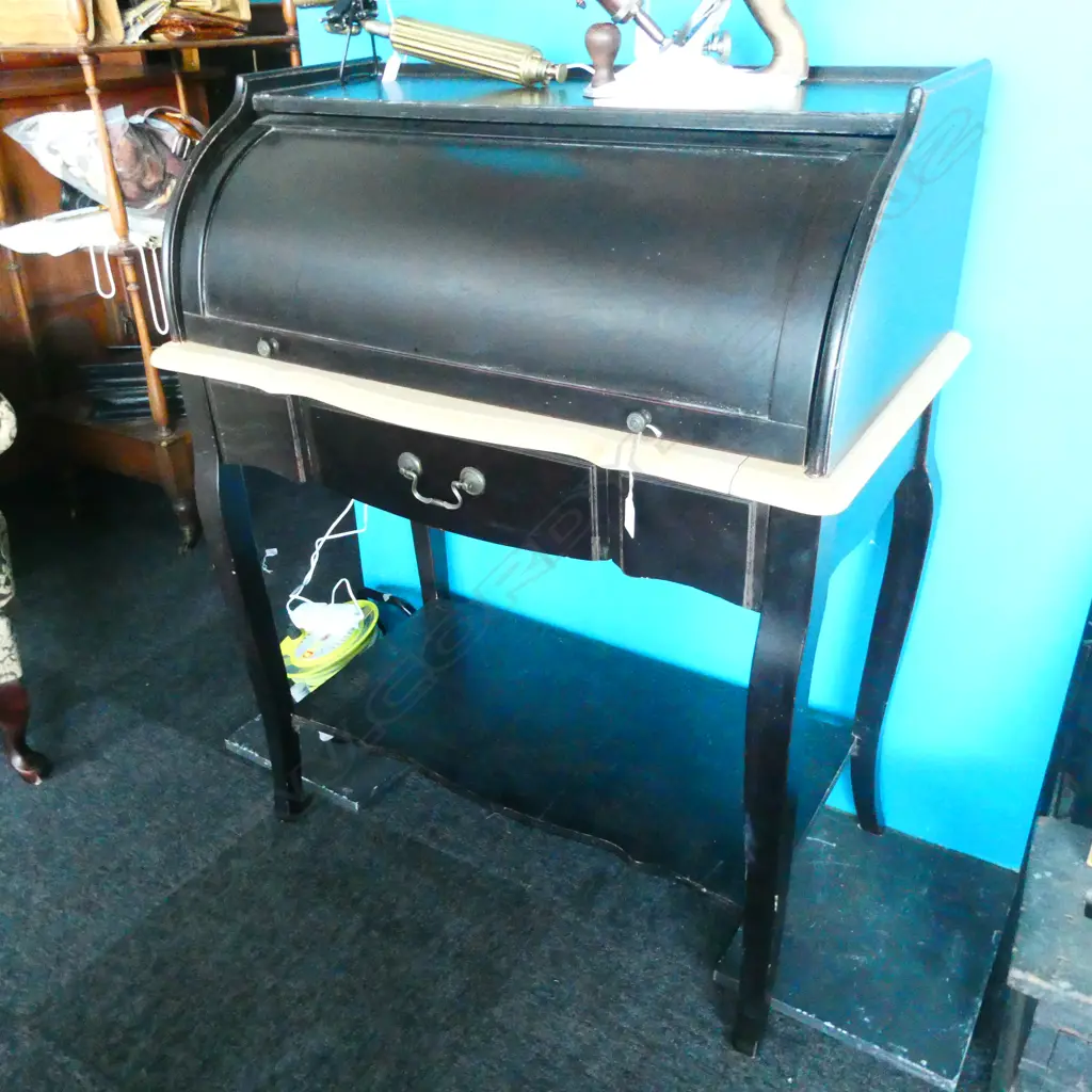 MODERN FRENCH STYLE LADIES WRITING DESK W. 855MM H. 1040MM Image 1++