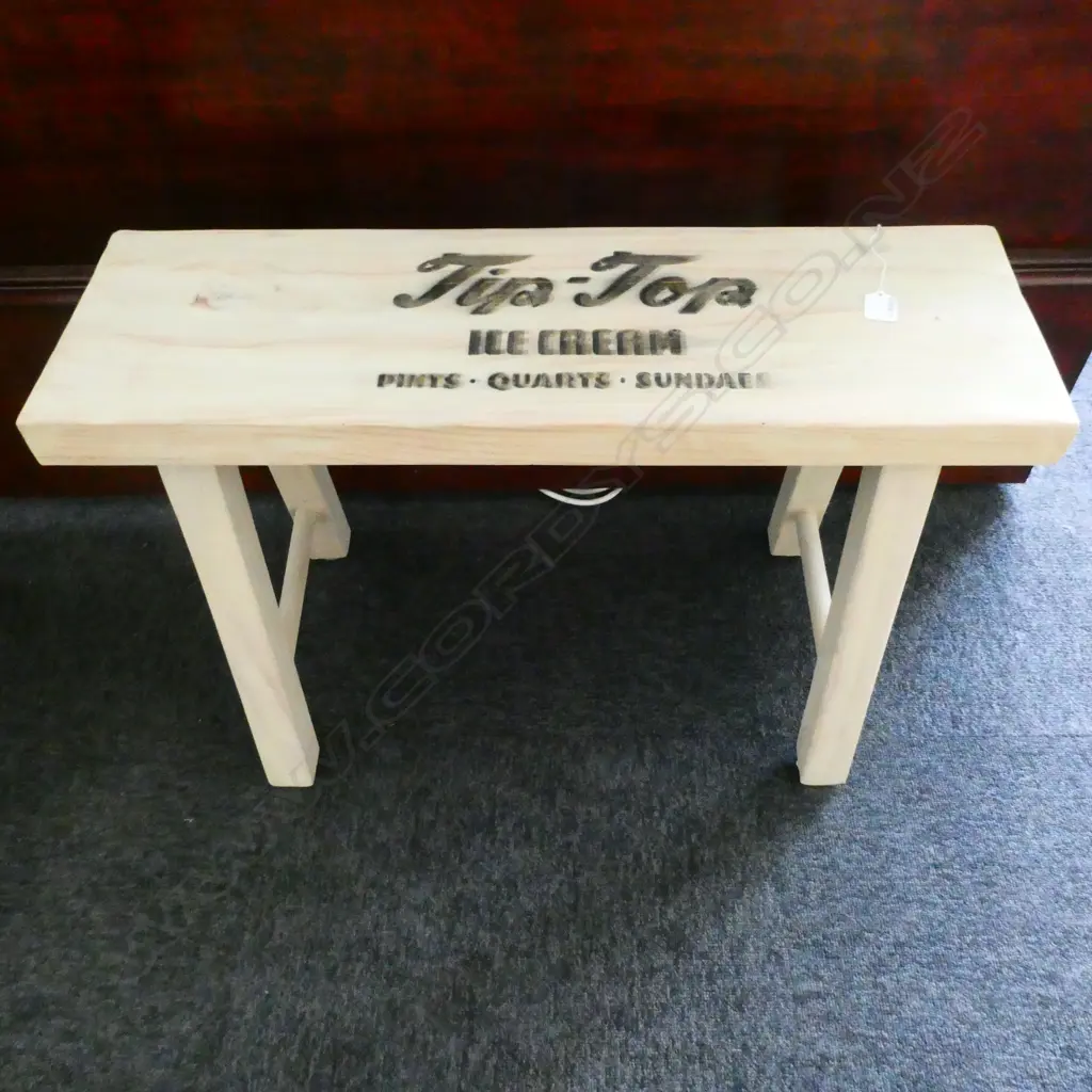 MODERN 'TIP TOP' WOODEN STOOL Image 1++
