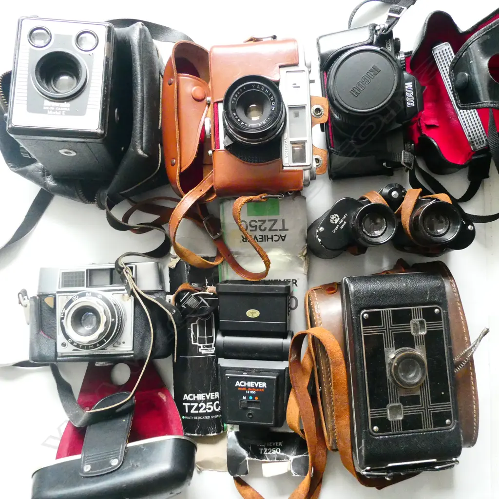 BOX OF CAMERAS  Image 1++