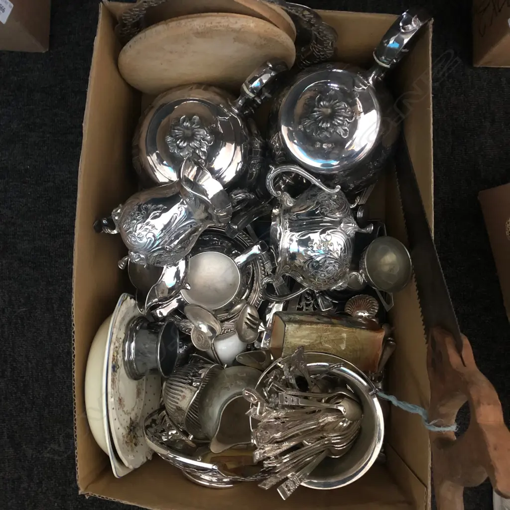 BOX LOT ASST EPNS ETC Image 1++