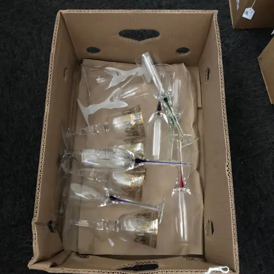 BOX CRYSTAL GLASSES 