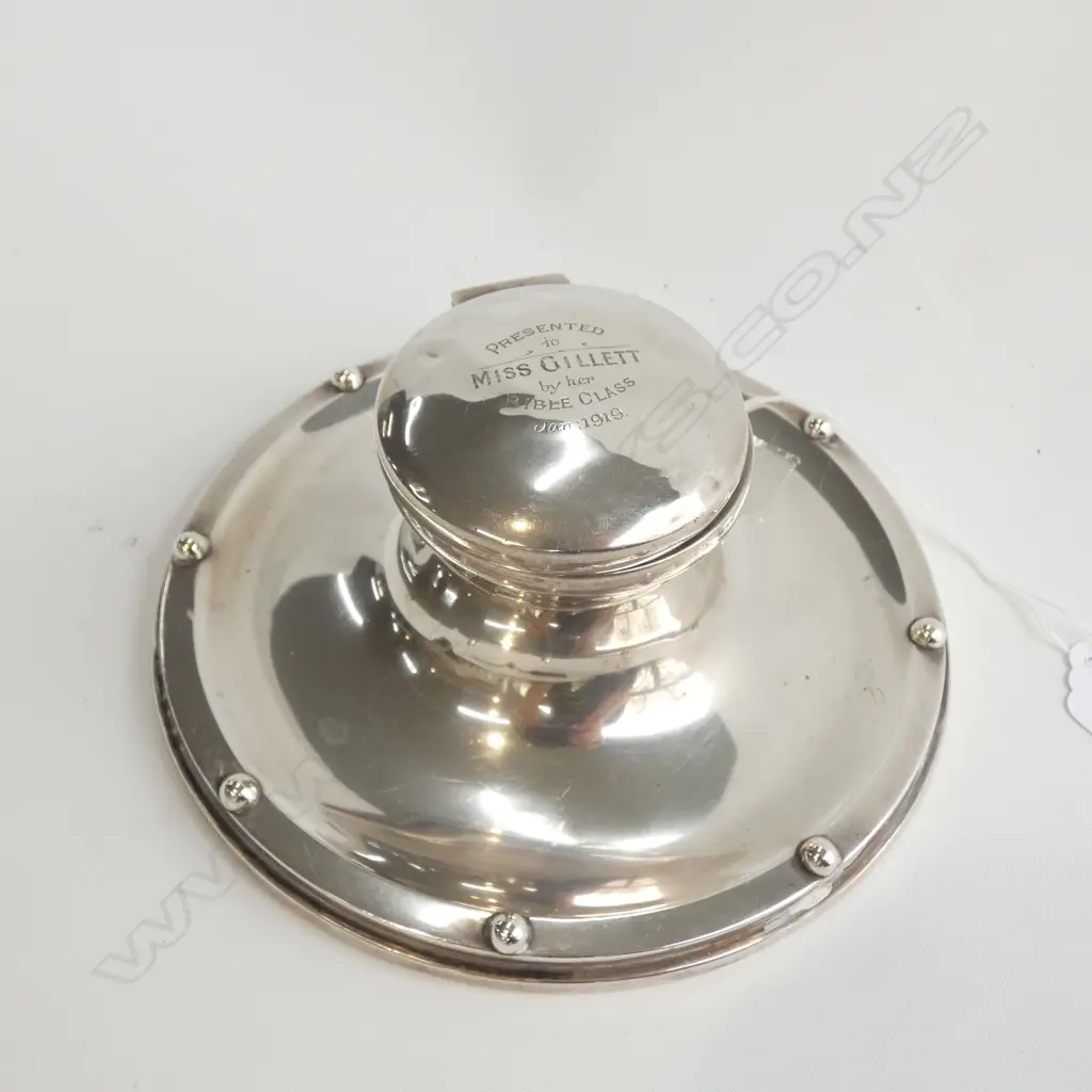 STG SILVER INKWELL B 1918 D 140 MM 175 GRAMS Image 1++