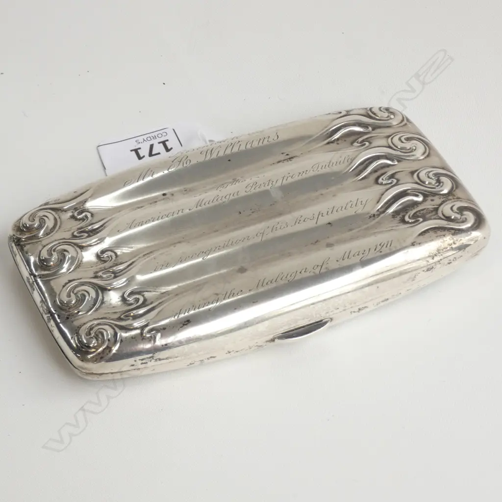 STG SILVER CIGAR CASE 125 GRAMS Image 1++