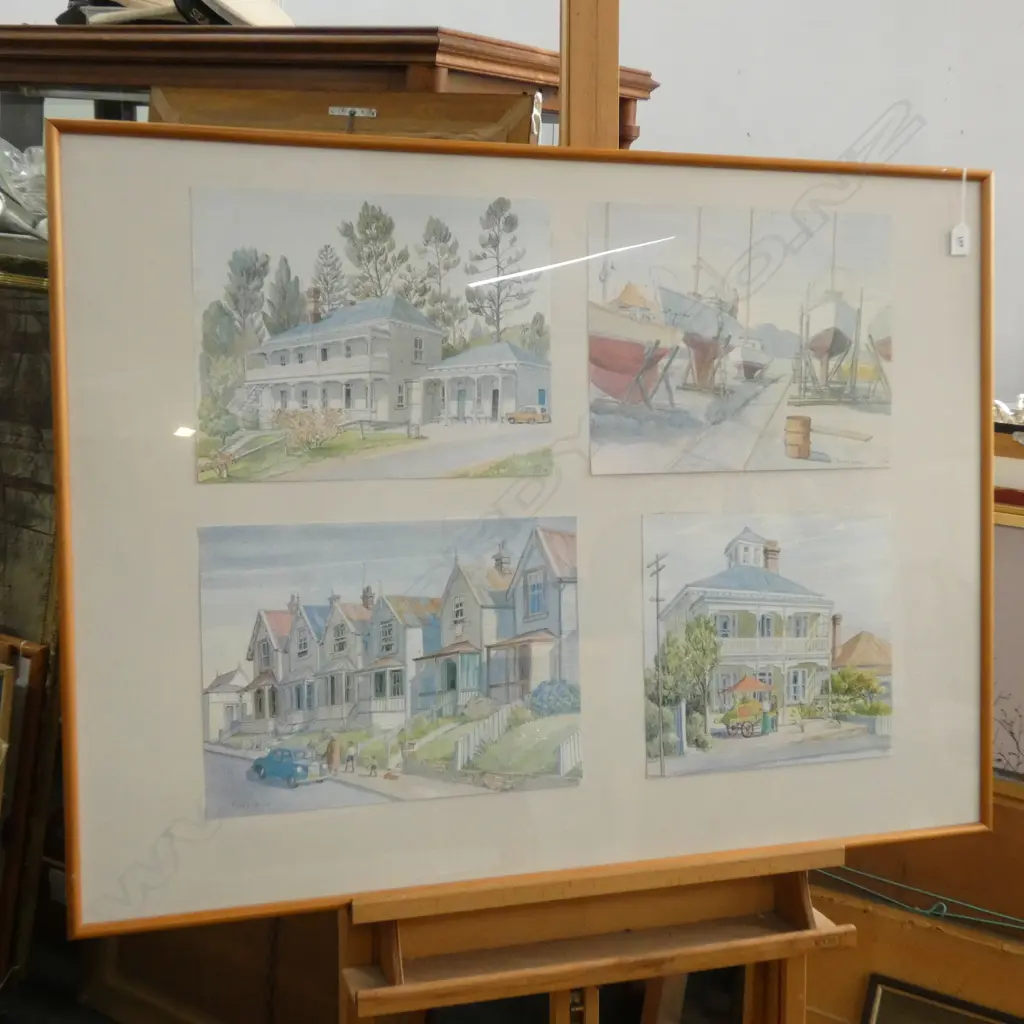 PEGGY SPICER 4 FRAMED W/C PRINTS 780 X 1040MM FRAME Image 1++