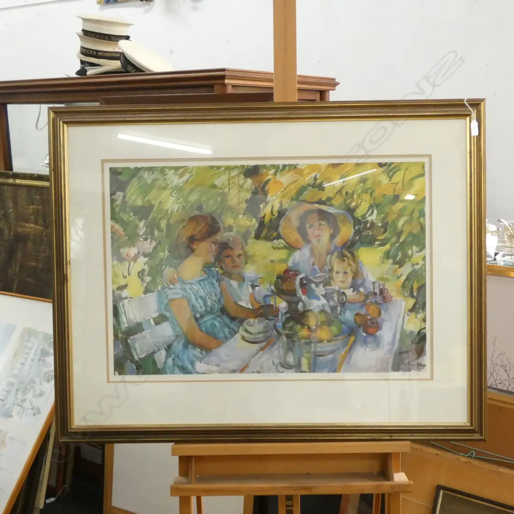 EVELYN PAGE 'SUMMERS DAY' SIGNED PRINT 36/500 495 X 750MM Image 1++