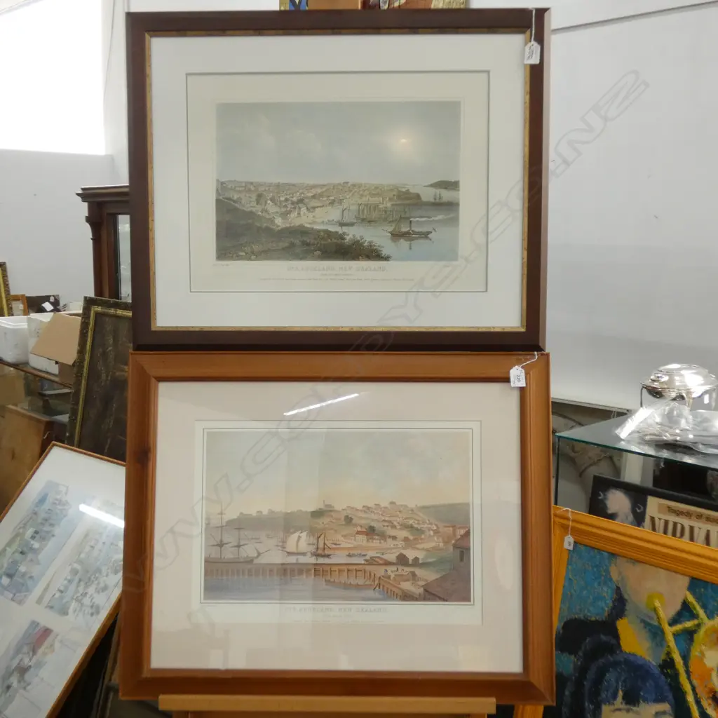 2 HOGAN COLONIAL AUCKLAND PRINTS 265 X 415MM Image 1++