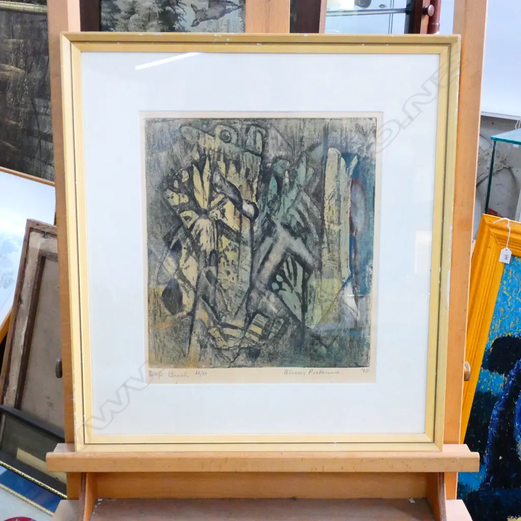 ALISON PICKMERE 'DEEP BUSH' LITHOGRAPH 66/80 '70 330 X 295MM Image 1++
