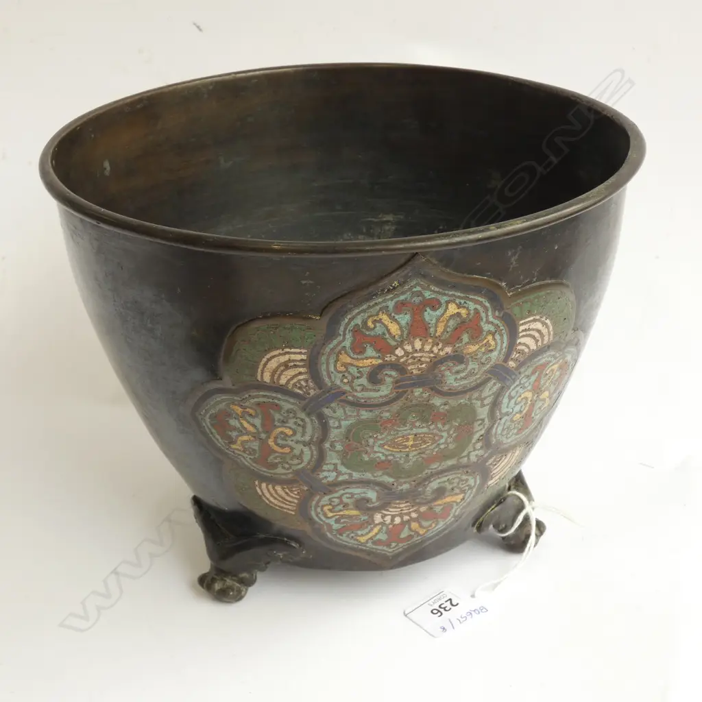 CLOISONNE VASE H. 180MM Image 1++