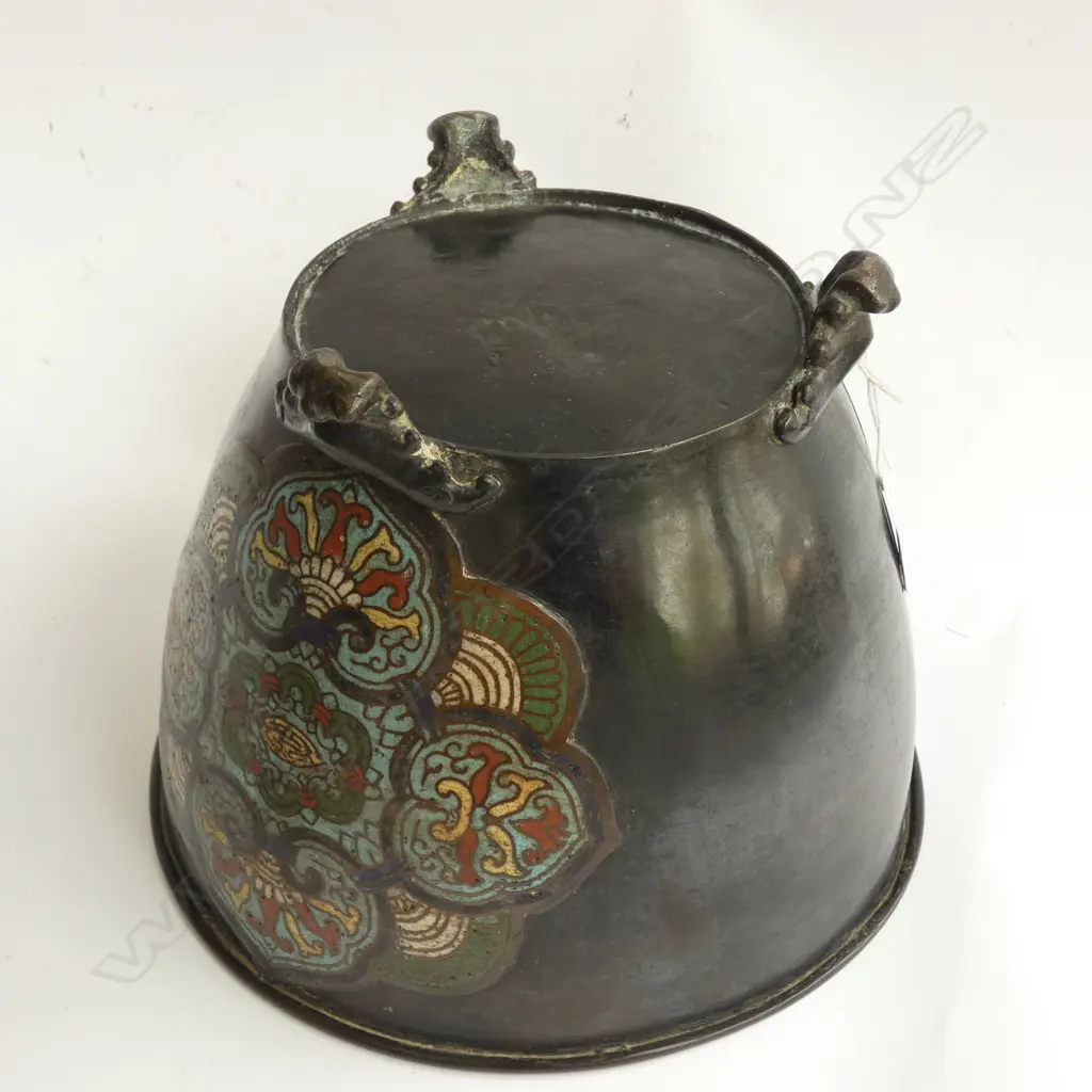 CLOISONNE VASE H. 180MM Image 1++