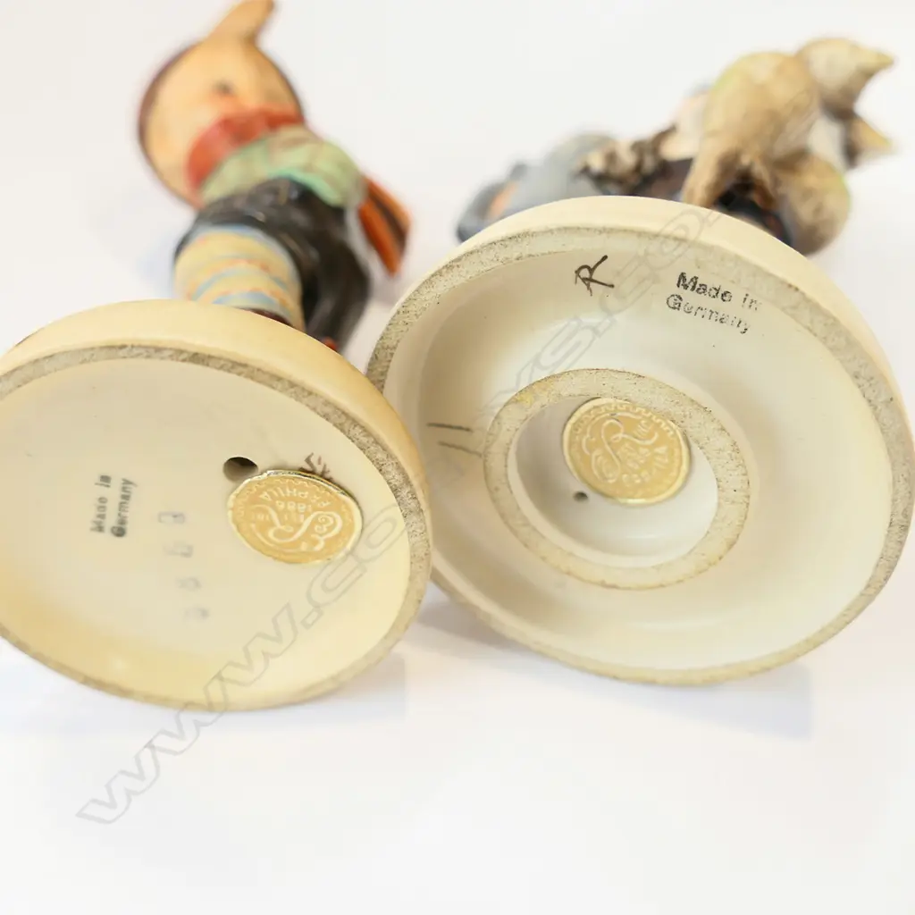 PR HUMMEL FIGURINES - #5867 & 5859 - H. 135MM, SOME FAULTS Image 1++