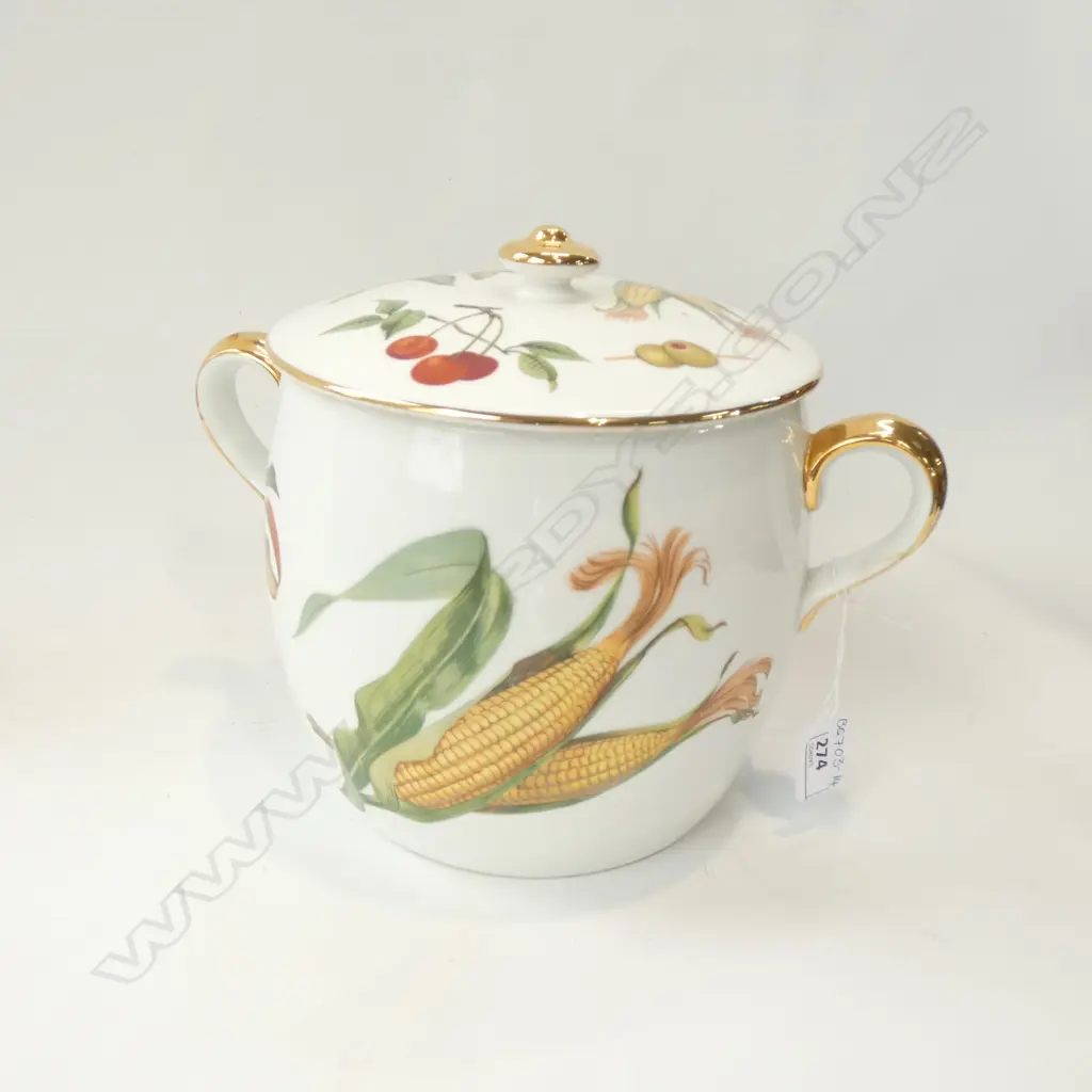 ROYAL WORCESTER EVESHAM LIDDED ICE BUCKET - SHAPE NUMBER 29 H. 170MM Image 1++